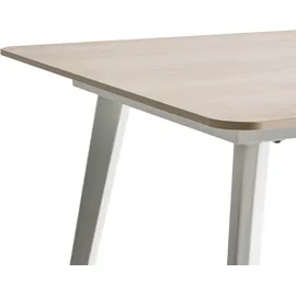 Beliani Rodallo Gartentisch 160 x 90 x 75 cm Beige