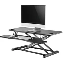 NeoMounts NS-WS300BLACK Sitz-Steh-Arbeitsplatz - Gasfeder,