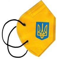 1 FFP2 Maske in Gelb  - Ukraine - 19706