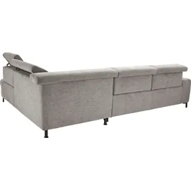 Set One by Musterring Ecksofa "SO 3400 Sitzhöhe 47cm oder 49cm, Sitztiefe verstellbar, B/T 317/220 cm", beige (famosa ecru), B:317cm H:84cm T:220cm, 100% Polyester, SET ONE BY MUSTERRING, Sofas, Ecksofa, Kaltschaumpolsterung, Flachgewebe, whlw. mit Funktionen, Sitzhöhe 47