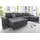 Collection AB Wohnlandschaft Polyester U-Form 2-Sitzer Grau