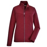 KILLTEC Damen Stretchjacke mit Stehkragen/Fleecejacke KOS 102 WMN FLX JCKT, rot, 40, 39176-000