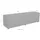 Home Affaire Hockerbank Checked Grau 120 x 42 x 40 cm