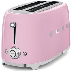 Smeg Toaster Toaster SMEG 2-Schlitz 4-Scheiben-Toaster Lang TSF02 rosa Markenwarenshop