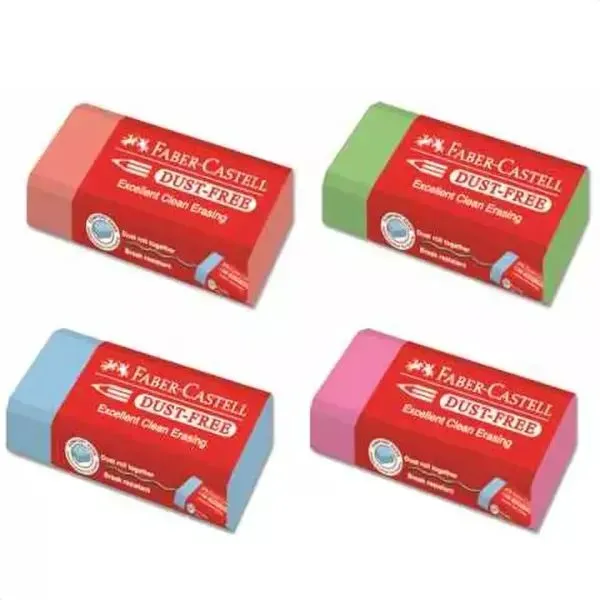 Faber-Castell: Spänefreier Radierer – pastellfarben, verschiedene Ausführungen