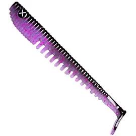 Monkey Lures King Lui - 7,5 cm, 10 cm, 12,5 cm, 14 cm - Big L Köder, Gummifisch, Angelköder, Softbait, Zanderköder, Kunstköder Angeln, Gummiköder (Purple Haze - leicht UV aktiv, 14 cm)