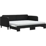 vidaXL Tagesbett 90 x 200 cm Schwarz