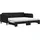 vidaXL Tagesbett 90 x 200 cm Schwarz