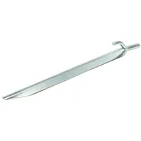 PRO PLUS ProPlus Zelthering aus Stahl mit Haken, 25cm, 6er-Pack