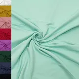 MAGAM-Stoffe Stoff "Finn", Jersey uni einfarbig ÖKO-TEX Meterware 50cm blau