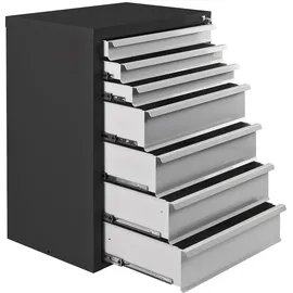 Proregal Kobra Schubladenschrank 90 x 70 x 43,5 cm Anthrazitgrau Lichtgrau