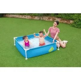 BESTWAY My First Frame Pool 122 x 122 x 305 cm blau