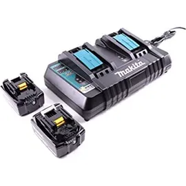 Makita Power Source Kit 18 V Li-Ion 2 x 5,0 Ah + DC18RD Ladegerät 199482-2