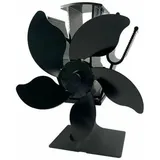 Thermodynamischer Ofenventilator Mit 5 Flügeln Für Kamin- Und Ofenzubehör, Umweltfreundlicher Ventilator, Flügeldurchmesser 16,5 Cm