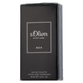 s.Oliver Black Label Men Eau de Toilette 30 ml