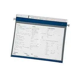 BOI Patienten-Dokumentations-Hängemappe 2-Ringe PMH2R blau Boden: 2,5 cm, 1 St.