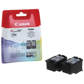 Canon PG-510 schwarz + CL-511 CMY