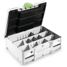 Festool Systainer SORT-SYS3 M 137 Domino 3 Teile grün, schwarz, weiß