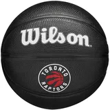 Wilson NBA Team Tribute Mini Basketball Schwarz 3