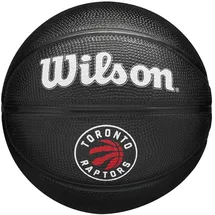 Wilson NBA Team Tribute Mini Basketball Schwarz 3