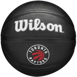 Wilson NBA Team Tribute Mini Basketball Schwarz 3