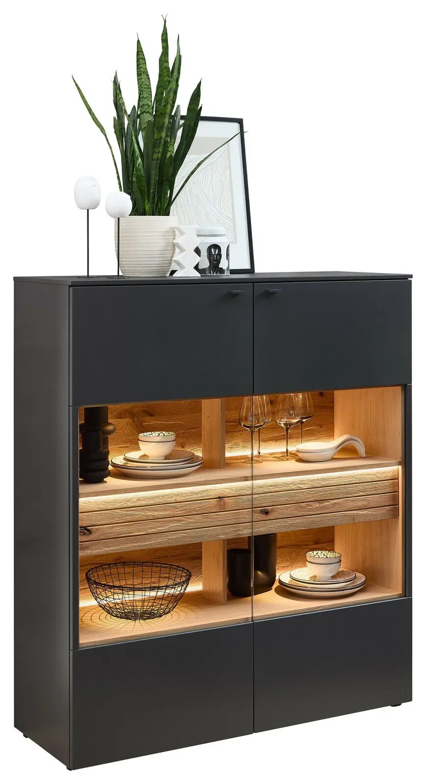 Venjakob Highboard LUMEA - B/H/T ca. 120,00x140,00x43,00