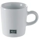 Melitta Espresso-Tasse "M-Cups", weiß, 80 ml aus Porzellan, Höhe: 62 mm, mit Henkel,