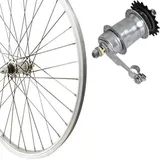 Roland Hinterrad 28" Rücktritt Silber Kasten-Alu, Rbn, Zub.