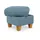 Home Affaire Polsterhocker Lindgren 61 x 46 x 61 cm Blau