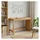 vidaXL Schreibtisch Honigbraun 112 x 50 x 75 cm Massivholz Kiefer