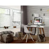 GARDINIA Plissee Katy Wave 80 x 130 cm weiß