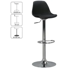 FineBuy Barhocker mit Lehne Sitzhocker Höhenverstellbar Barstuhl Hocker Modern