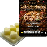 WonderWax Duftwachs Wax Melts für Duftlampe, 6 Herzen Duftmelt Wachsmelt Sojawachs Duftwachs Würfel für Raumdüfte, Wachs Duftöl Winter Indoor Schmelzen für Aromalampe Weihnachtsplätzchen
