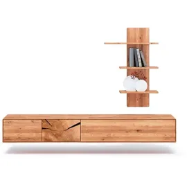 G+K Wohnwand Austin Holz Braun Wildeiche