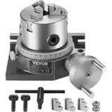 Vevor Drehtisch für Fräsmaschinen 100 mm mit 80 mm 3-Backenfutter