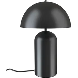 TECTAKE Kleine Retro-Tischlampe Altea, Pilzdesign, 40W - schwarz