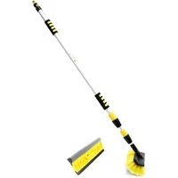 XPOtool 2in1 3D Teleskop Waschbürste Gelb 2 St. 145-300 cm