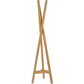 Andas Garderobenständer Eiche Braun