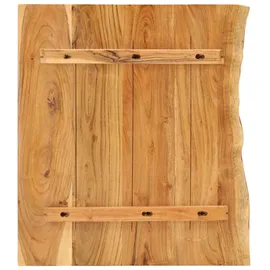 vidaXL Badezimmer-Waschtischplatte Massivholz Akazie 80x52x3,8 cm