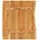 vidaXL Badezimmer-Waschtischplatte Massivholz Akazie 80x52x3,8 cm