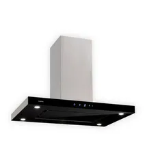 Klarstein Inselabzugshaube Wandhaube 90 cm Schwarz