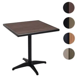 MCW Gartentisch schwarz, dunkelbraun