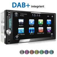 XOMAX XM-2V784D Autoradio mit DAB+ plus, 7 Zoll Bildschirm Bluetooth, 2 DIN Autoradio