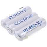 Panasonic eneloop Reihe F1x3 Akkupack 3x Mignon (AA) Z-Lötfahne NiMH 3.6 V 1900 mAh