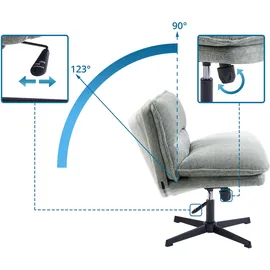 hjh living Criss-Cross 20 Polyester Grün
