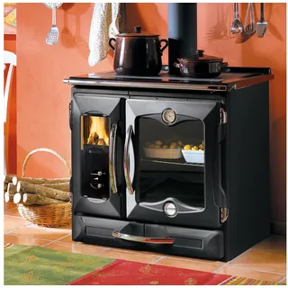 La Nordica-Extraflame La Nordica Suprema 4.0 Küchenofen Guss Schwarz