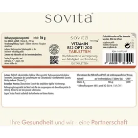 Sovita Vitamin B12 Opti Tabletten 200 St.