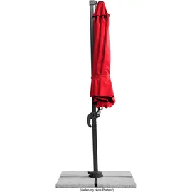 Schneider Schirme Rhodos Junior Ø 300 cm rot inkl. Ständer und Schutzhülle