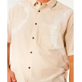 Rip Curl Kurzarmhemd Beige XL