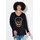 Angel Of Style by Happy Size Angel of Style Damen große Größen Übergrößen Plus Size Langarmshirt, Bequeme Passform, farbige Totenkopf schwarz 50 845748100-50 - 50